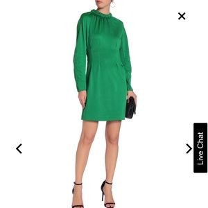 Tibi cutout pique mini dress